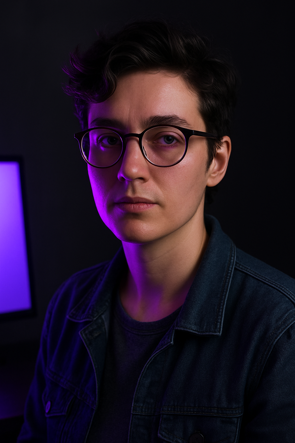 Portrait of artist Leo Vance